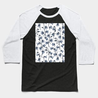 Bluebells, Harebells, Bellflowers Baseball T-Shirt